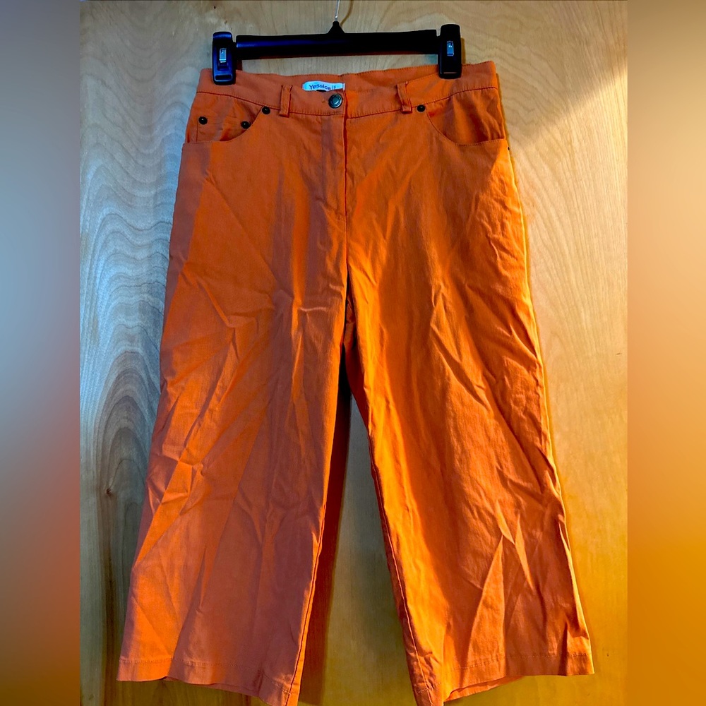Yessica c&a Europe uk brand tangerine stretch capri